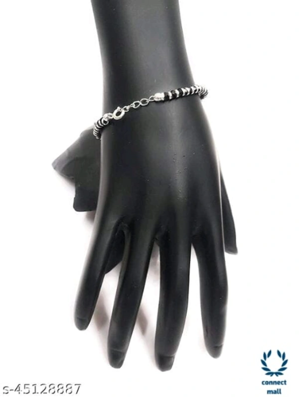 Voguish Women Bracelets - Silver Plated, Bangle Bracellet, Multipack: 1